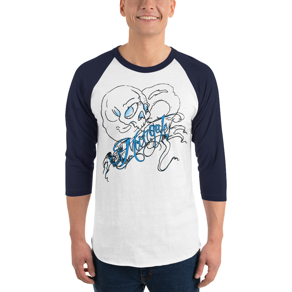 3/4 sleeve raglan shirt